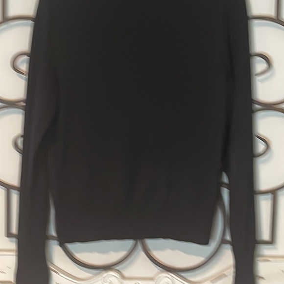 BANANA REPUBLIC STRETCH COTTON CARDIGAN BLACK/WHITE SIZE SMALL - Picture 9 of 10